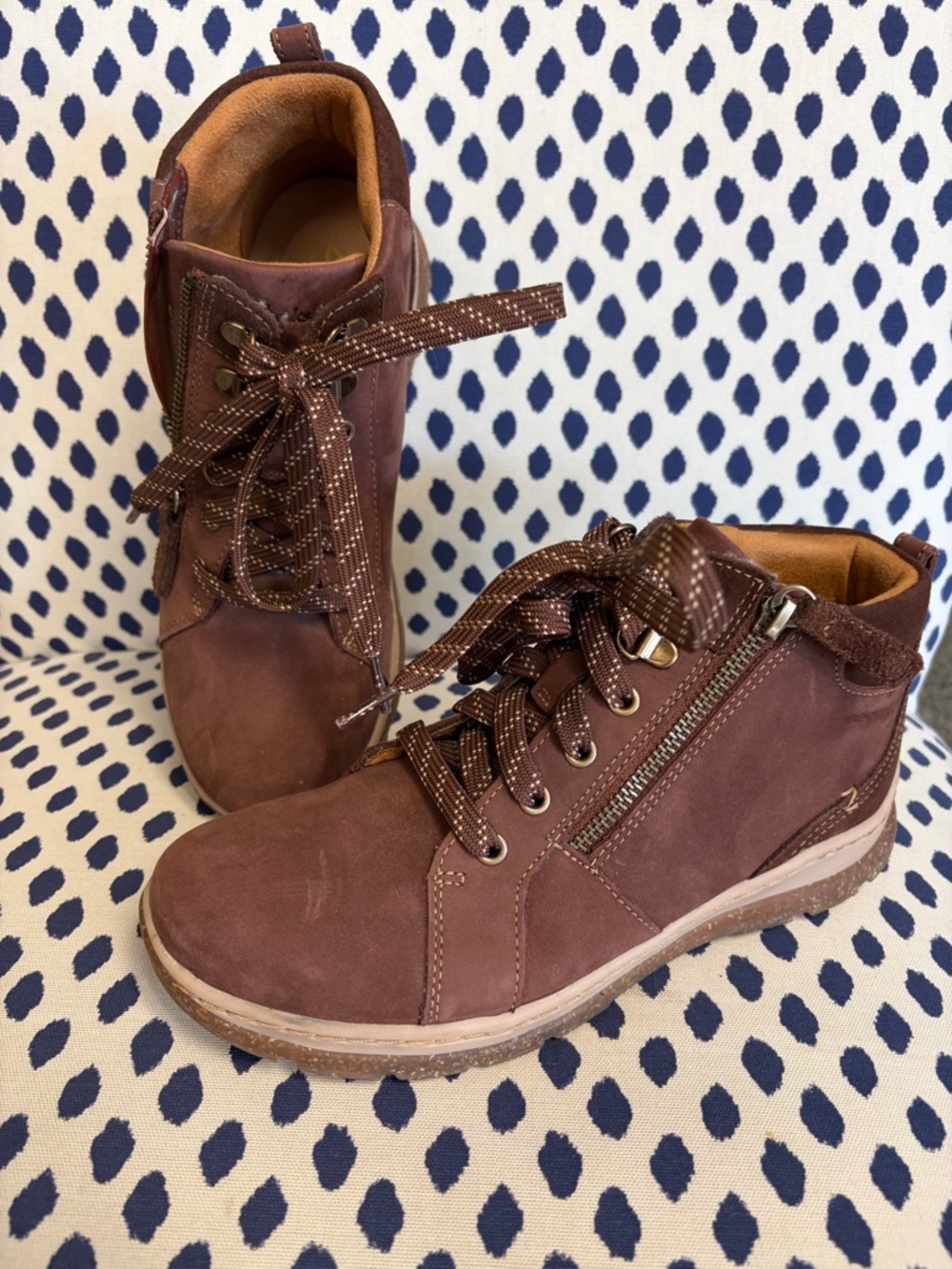 Clarks Orlene British Tan Waterproof Boots Size 8